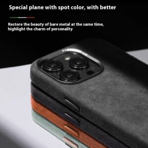 Alcantara® Masterpiece – Handmade Luxury Magnetic Case for iPhone 12, 13, 14 and 15
